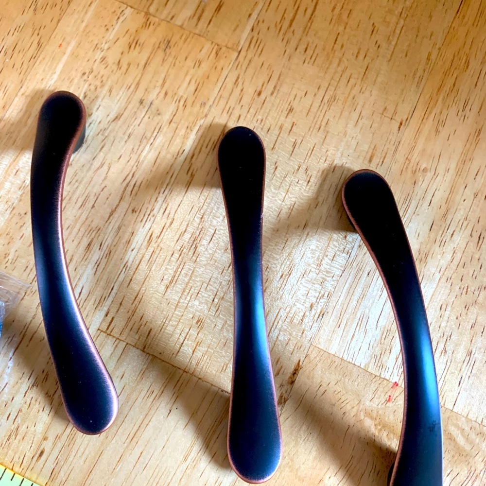Oil Rubbed Bronze draw pulls